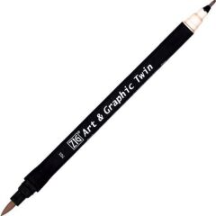 Zıg Brush Pen 087 Gray Brown