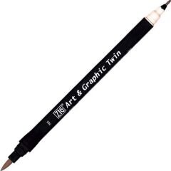 Zıg Brush Pen 087 Gray Brown