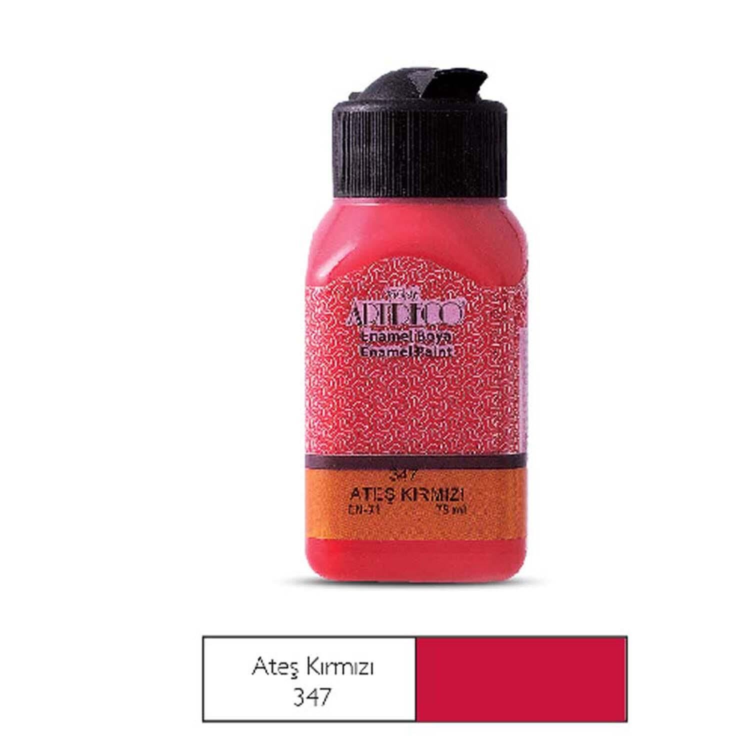 Enamel Boya Artdeco 75Ml Ates Kırmızı No:347