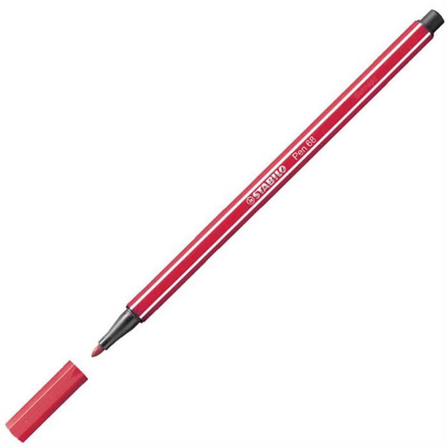 Stabilo Pen 68/50 Koyu Kırmızı