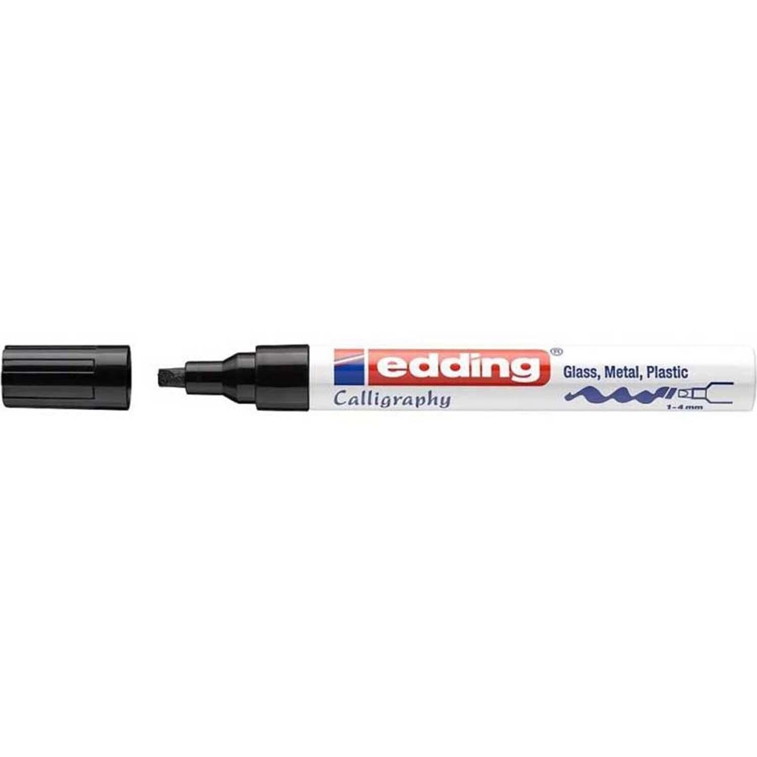 Edding Kaligrafi Boya Markörü Siyah E-755