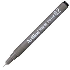 02 Çizim Kalem Siyah Artline Ek-232