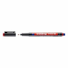 Edding Asetat Kalemi Kırmızı E-149M