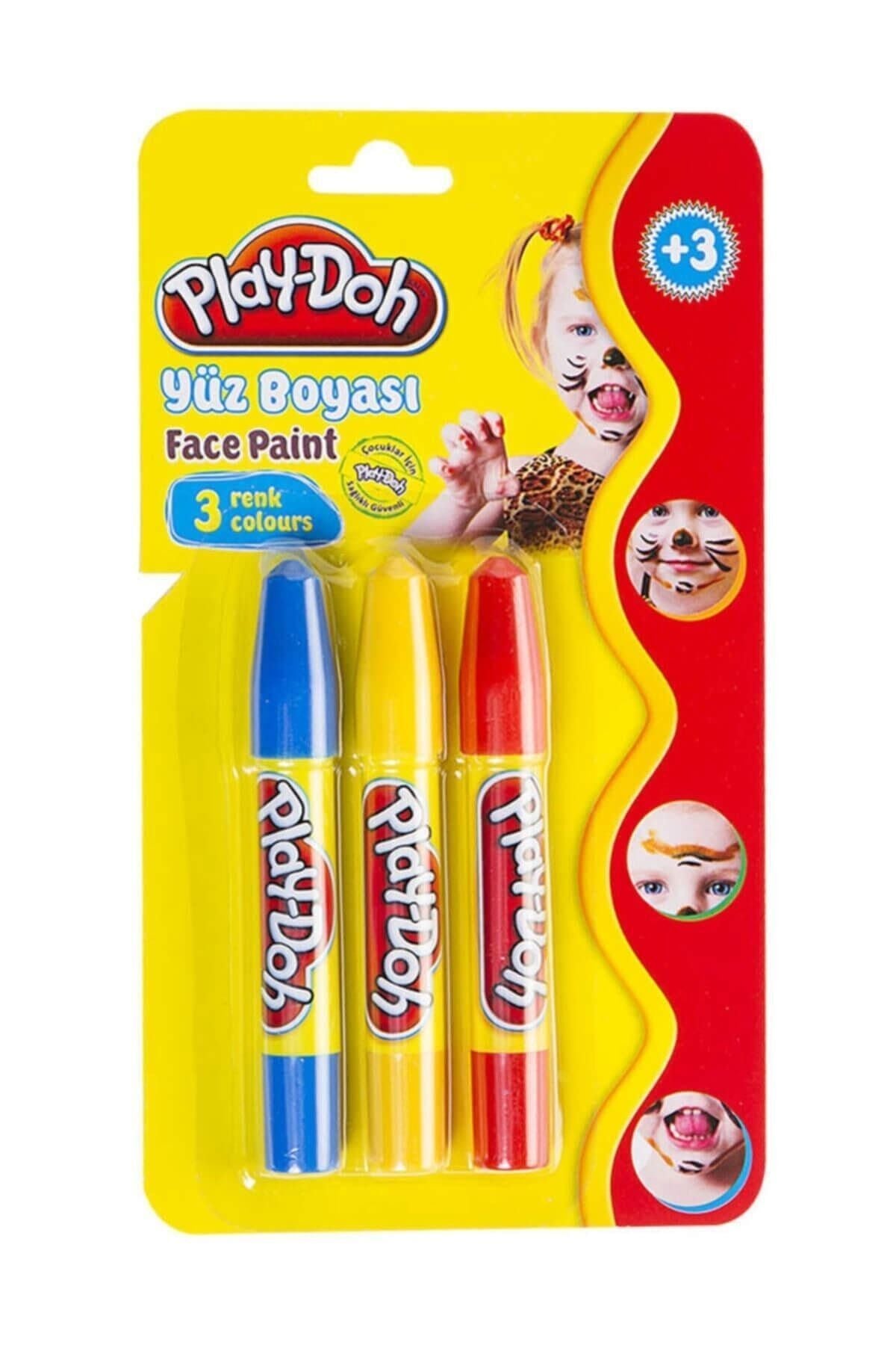 Play-Doh Yuz Boyası 3 Renk Yu002