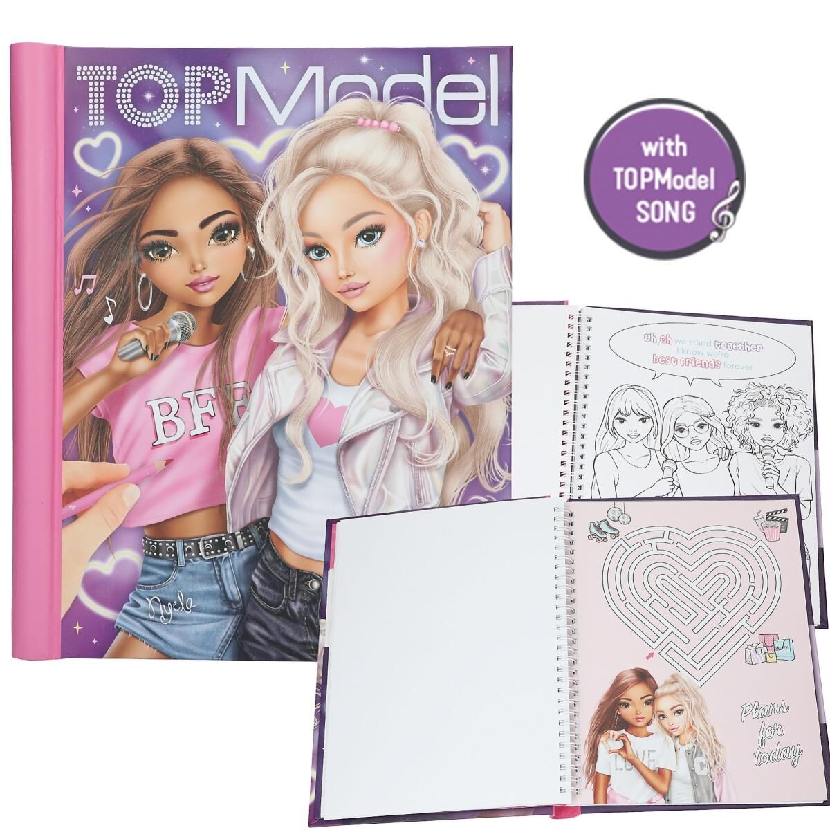 Topmodel Işıklı&Sesli Boyama Kitabı