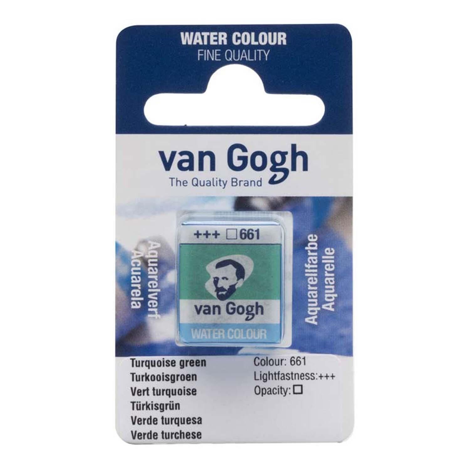 Sulu Boya Van Gogh Tablet No:661 Turquoıse Green