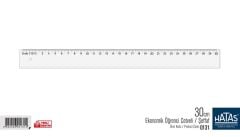 Hatas 30Cm Seffaf Cetvel Dar