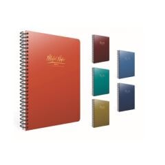 Gıpta Metal Notes A4 100yp Çizgili Sp Pp Kapak Defter 4471