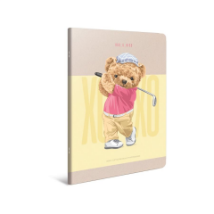 Gıpta Xoxo Tel Dikişli Karton Kapak Defter A4 60yp Kareli
