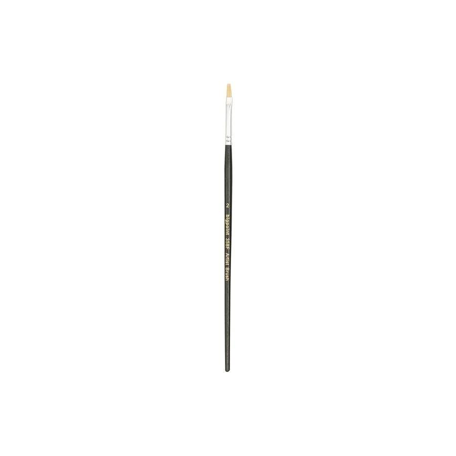 Bpf358F/02 Beyaz Dogal Kıl Duz Kesık Fırca