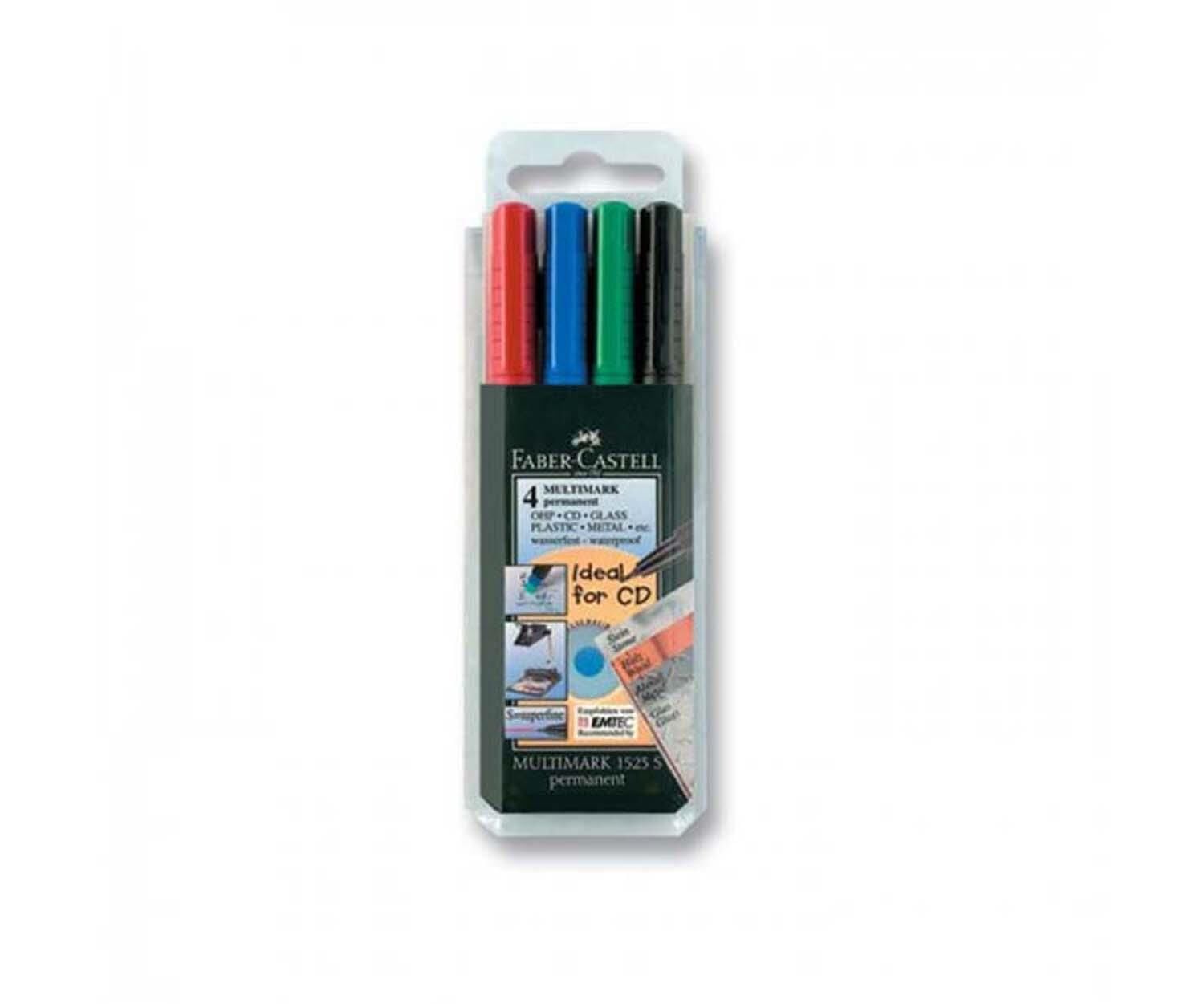 Faber-Castell Permanent (S) 4'Lü Takım