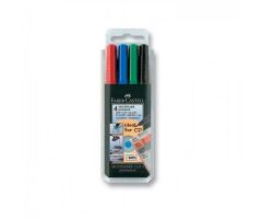 Faber-Castell Permanent (S) 4'Lü Takım