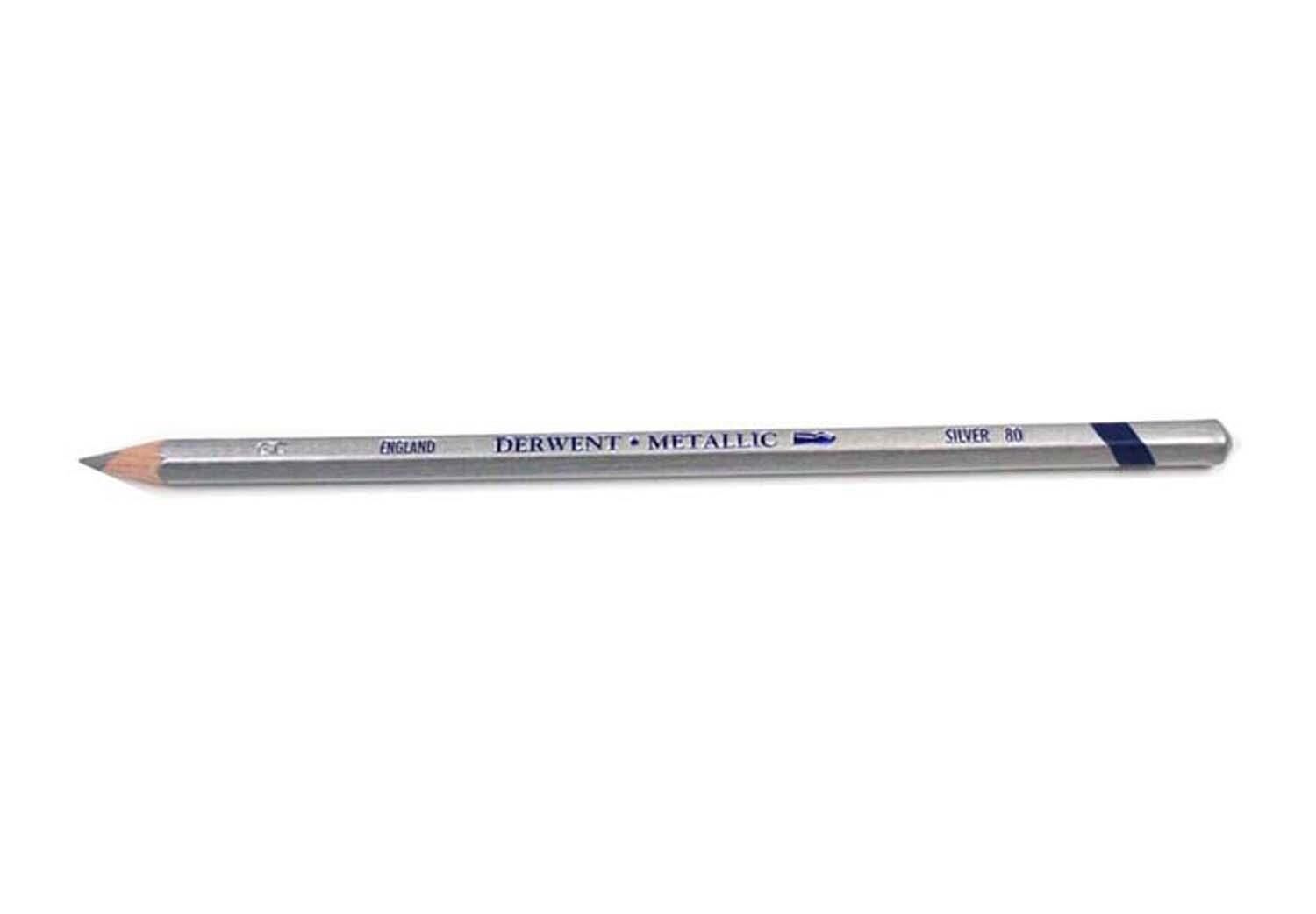 Derwent Metalık Kuruboya Kalemı Sılver