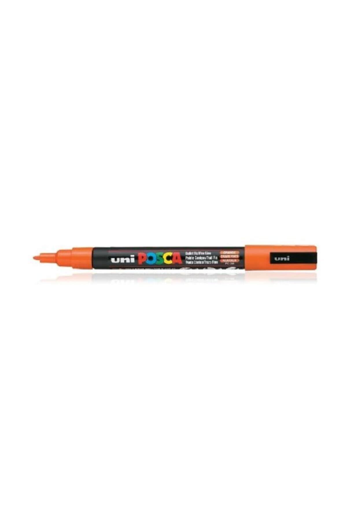 Unı Posca Pc-3M 0.9-1.3 Turuncu Su Bazlı Markor