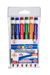 Carıoca Beyaz Tahta Kalemi 6 Renk 6'Li Pvc 4.5 Mm
