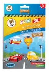 Lino Boya & Sil Aktivite A5 Boyama Kitabı Araçlar