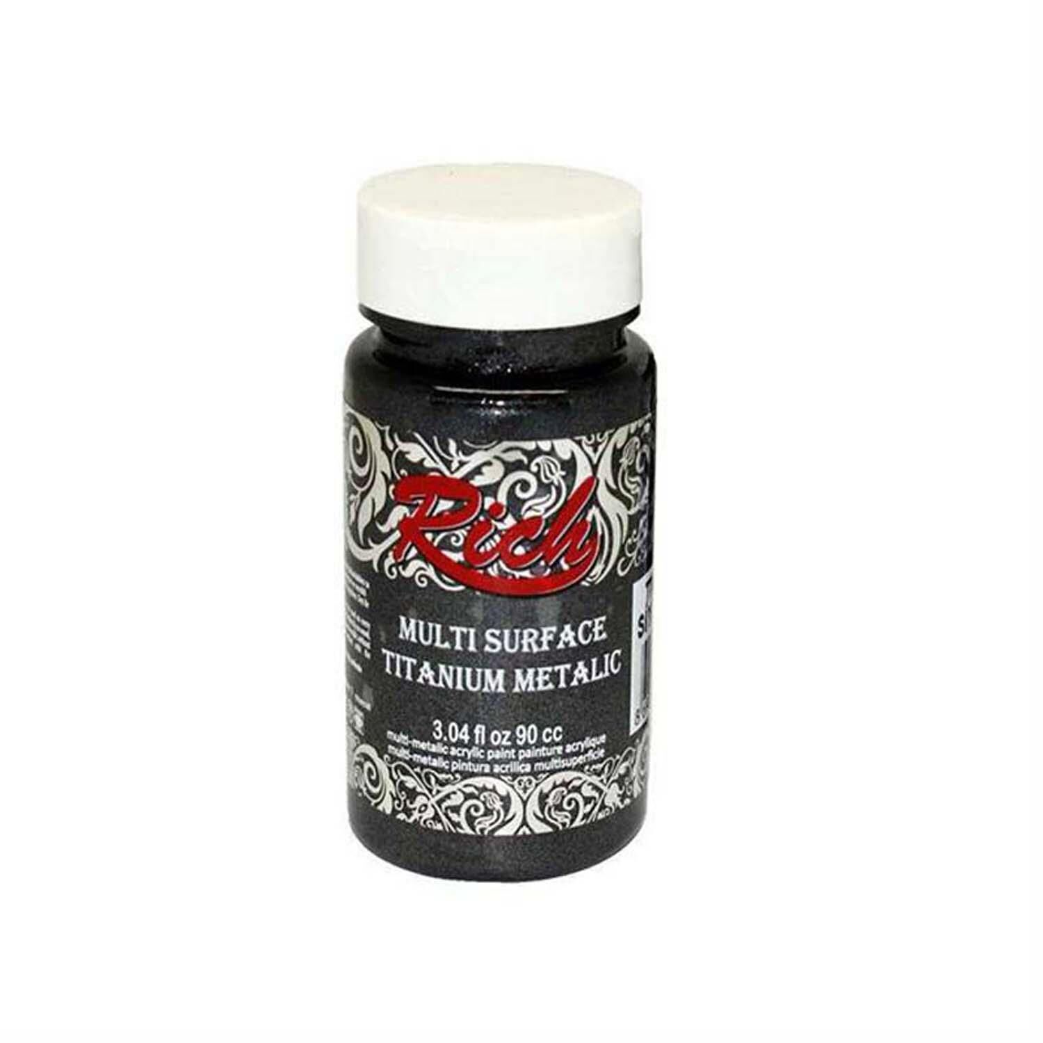 Multı Tıtanıum Metalık Sıyah 90Cc Akrılık Rıch
